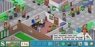 An overview of a relatively busy hospital