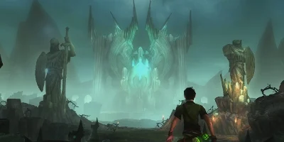 view of evil castle