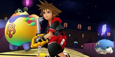 Sora and flying friend