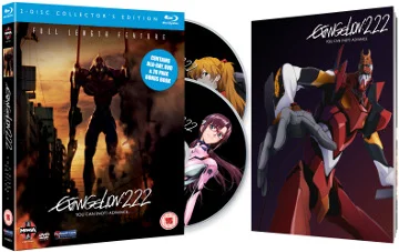 Evangelion: 2.22 Front Cover, Two Discs And Booklet