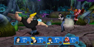 johnny bravo/Ben 10 fight