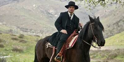 Young Wyatt Earp on a Horse