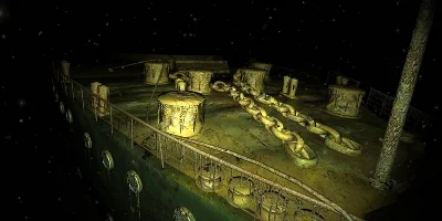 the ship at the bottom of the sea