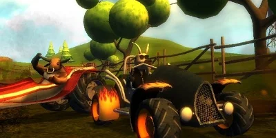 crash betwen a rabbit and a bull