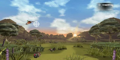 duvk flying accros the screen