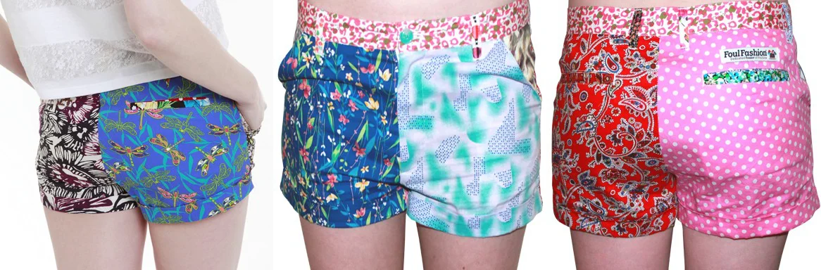Foul Fashion Womens Shorts Foul Fashion Womens Shorts