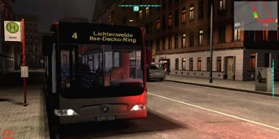 side view of parked bus