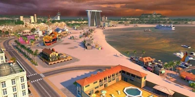 view of the beach
