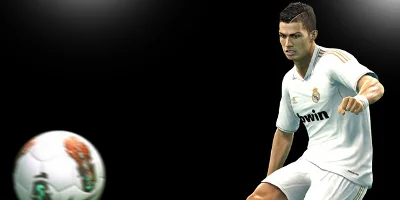 Ronaldo Kicking the ball