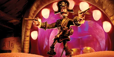 Pirate Aiming His Guns