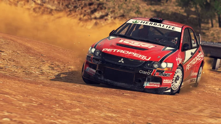 Mutsubishi on dirt track