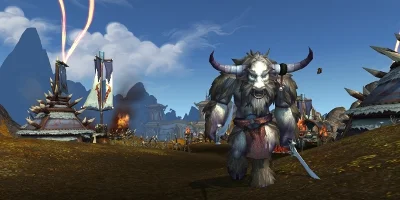 giant mouse with sword