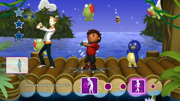 bird and boy dancing