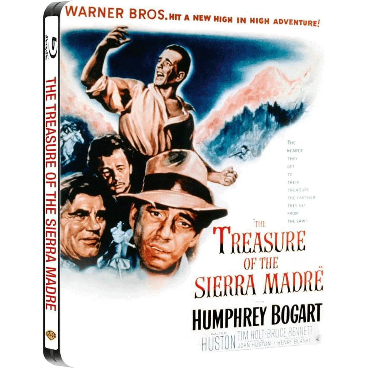 Gif showing multiple images of the steelbook in a continuous loop