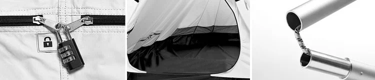 FieldCandy Get a Room Tent Limited Edition Lock, Interior and Poles