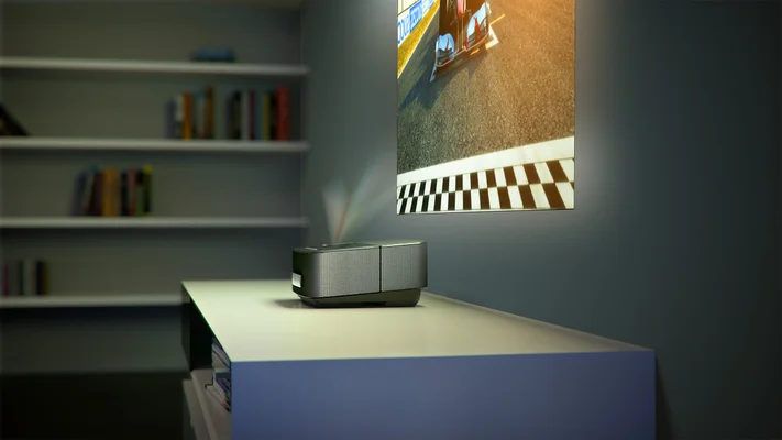 Philips PHD1590TV Screeneo Smart LED Wireless Projector Philips PHD1590TV Screeneo Screen Projector In Action