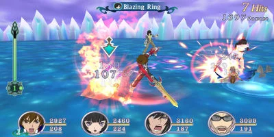 Man swinging sword