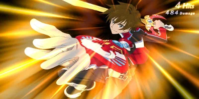 Man powering up his sword