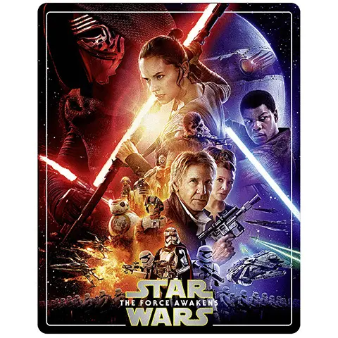 Gif showing multiple images of the steelbook in a continuous loop