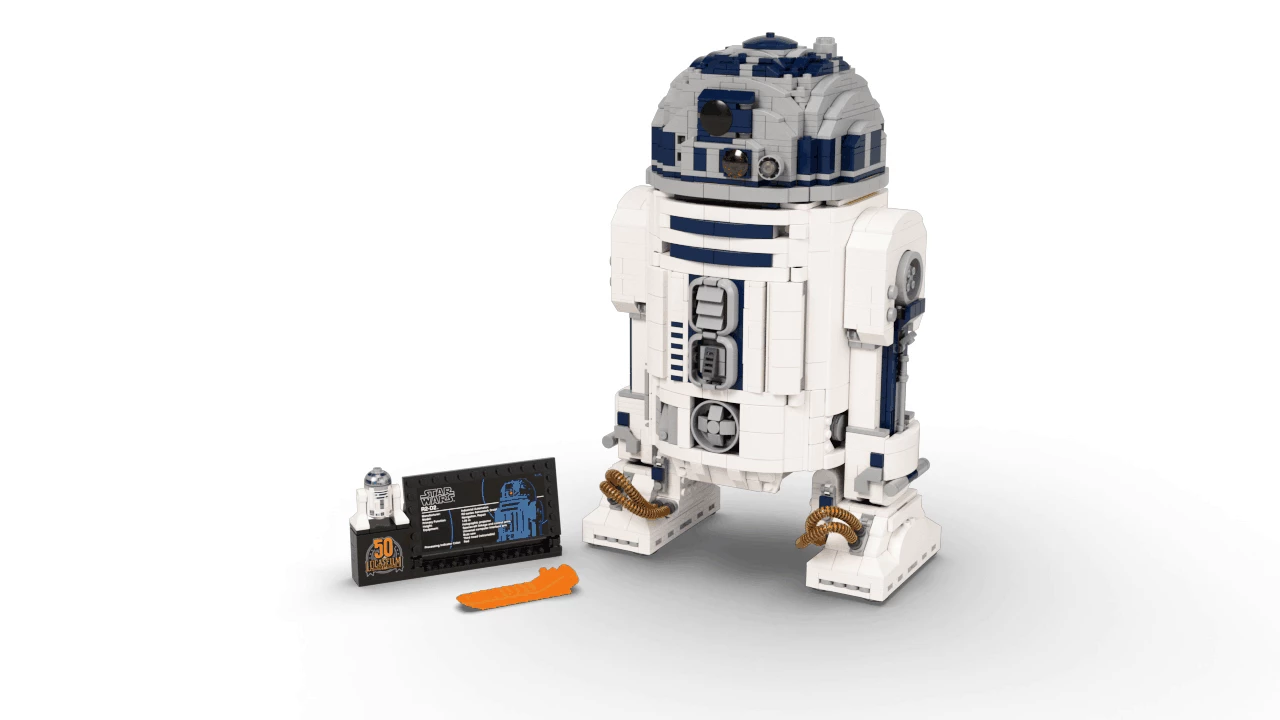 close up of the LEGO set