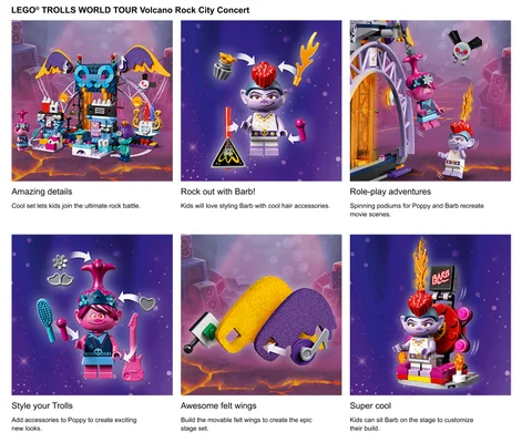 features of the set