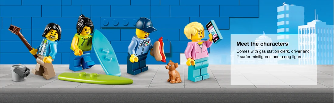 close up of minifigures