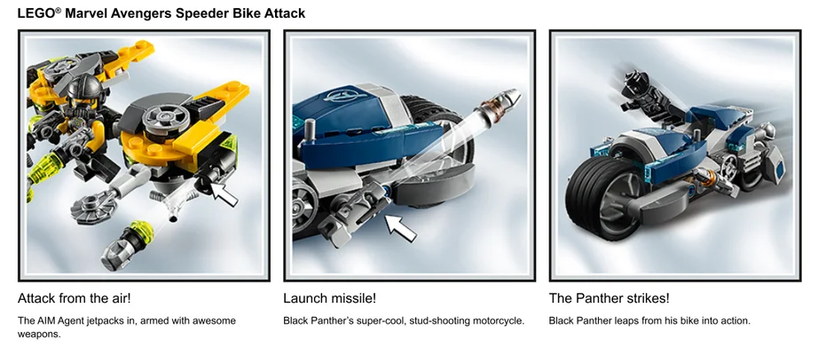 close up of minifigures