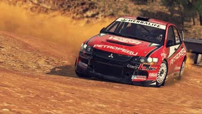 Mutsubishi on dirt track