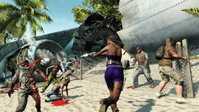 woman shooting on beach