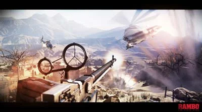 shooting at helicopter