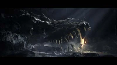Giant skull