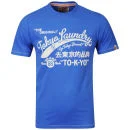 Tokyo Laundry Men's Fumio T-Shirt - Washed Jet Blue