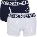 Duck and Cover Men's 2-Pack Boxers - Blue/Navy