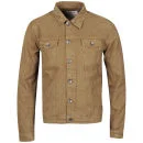 Brave Soul Men's Trucker Jacket - Tobacco