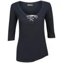 Brave Soul Women's Aisha Tie Top - Navy