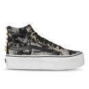 Vans Women's Sk8-Hi Platform Studded Hi-Top Trainers - Black - 3 - Black Image 1