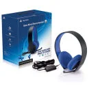 PS4 Official Sony PlayStation Silver Wired Stereo Headset - Black