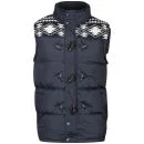 Brave Soul Men's Burnley Gilet - Navy