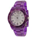 Oasis Women's Clear Strap Purple Toy Watch Image 1