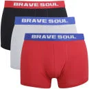 Brave Soul Men's 3-Pack Boxers - Multi