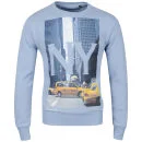 Conspiracy Men's Taxi Plan Crew Neck Sweatshirt - Navy