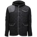 Voi Jeans Men's Majesty Hooded Jacket - Black - S - Black Image 1