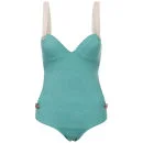 John Galliano Women's Mare Donna Swimsuit - Light Blue - 14 - Light Blue Image 1