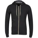 Brave Soul Men's Adrian Hooded Zip Through Sweatshirt - Charcoal