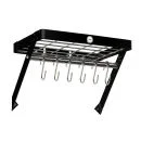 Hahn Metro Wall Rack - Black Metal Image 1