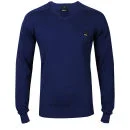 Bench Men's Unbeatable V-Neck Knit - Blue Depths