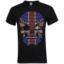 Joystick Junkies Men's Union Jack Scull T-Shirt - Black