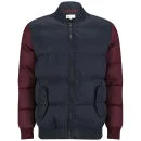 55 Soul Men's Washington Jacket - Navy/Burgundy