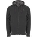Ringspun Men's Greylock Zip Through Hoody - Charcoal Marl
