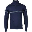 Cutting Edge Men's Wiltshire Half Zip Neck Knit - Dark Denim